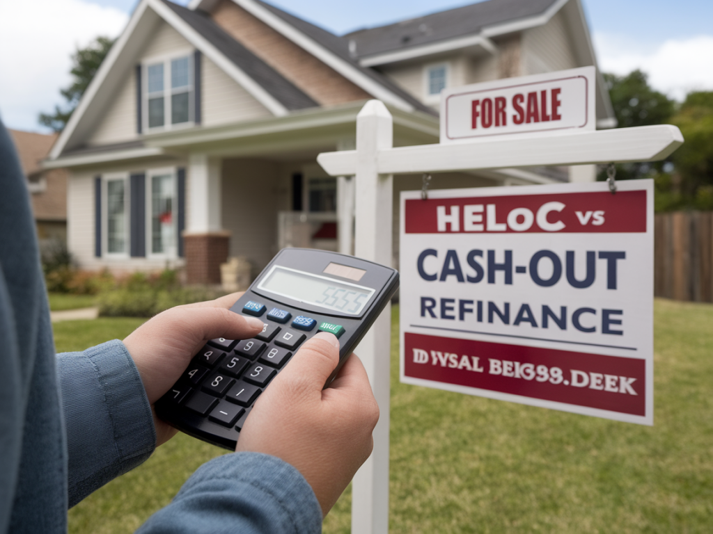 How to tap home equity with a heloc versus a cash-out refinance and which one preserves portfolio returns