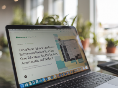 Can a robo-advisor like betterment replace your core taxable allocation? tax drag, asset location and performance trade-offs