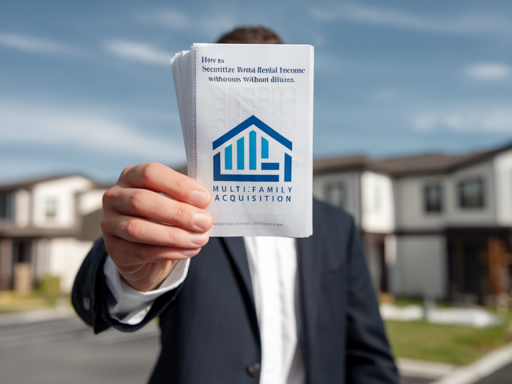 How to securitize rental income with a rent-backed note to scale multifamily acquisitions without dilution
